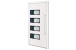 vidaXL 3157062 Front Door White 100x200cm Aluminium And Pvc vidaXL 3157062 Front Door White 100x200cm Aluminium And Pvc