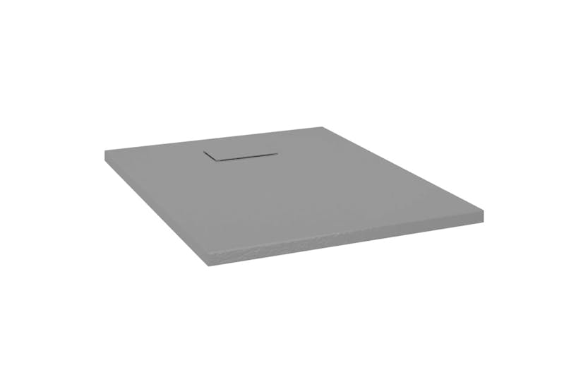 vidaXL 148931 Shower Base Tray Smc Grey 90x70cm vidaXL 148931 Shower Base Tray Smc Grey 90x70cm