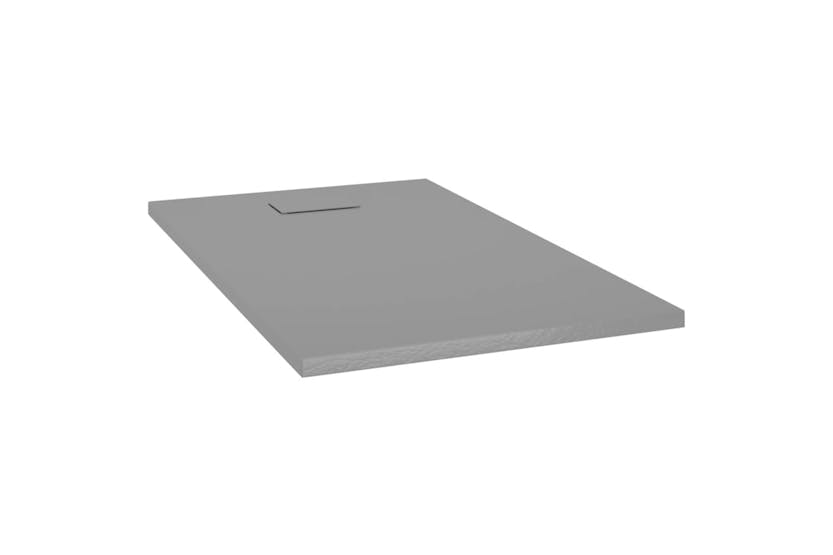 vidaXL 148936 Shower Base Tray Smc Grey 120x70cm vidaXL 148936 Shower Base Tray Smc Grey 120x70cm