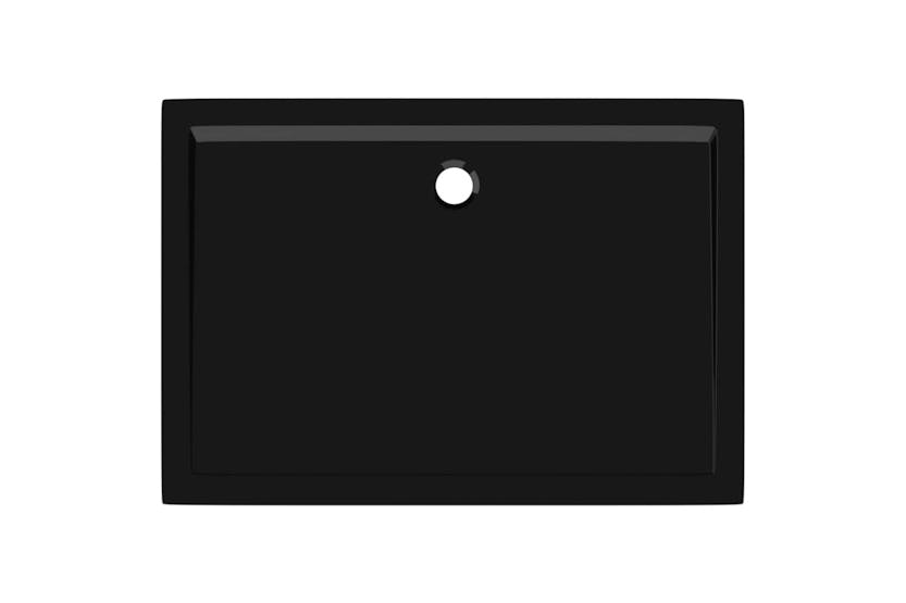 vidaXL 148918 Rectangular Abs Shower Base Tray Black 80x110cm vidaXL 148918 Rectangular Abs Shower Base Tray Black 80x110cm