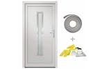 vidaXL 3187893 Front Door White 98x200cm Pvc vidaXL 3187893 Front Door White 98x200cm Pvc