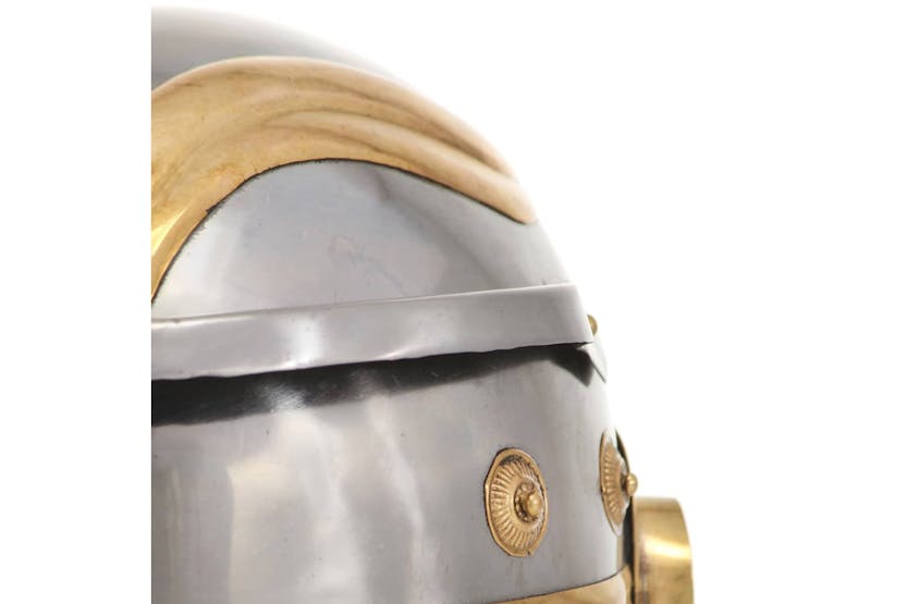 vidaXL 286210 Roman Soldier Helmet Antique Replica Larp Silver Steel vidaXL 286210 Roman Soldier Helmet Antique Replica Larp Silver Steel