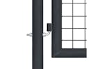 vidaXL 145776 Mesh Garden Gate Galvanised Steel 400x125cm Grey vidaXL 145776 Mesh Garden Gate Galvanised Steel 400x125cm Grey