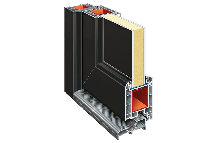 vidaXL 3157086 Front Door Anthracite 98x208cm Pvc vidaXL 3157086 Front Door Anthracite 98x208cm Pvc