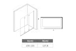 vidaXL 144679 Folding Shower Enclosure 3 Panels ESG vidaXL 144679 Folding Shower Enclosure 3 Panels ESG