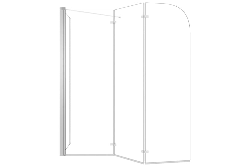 vidaXL 146227 Bath Enclosure 120x69x130cm Tempered Glass Transparent vidaXL 146227 Bath Enclosure 120x69x130cm Tempered Glass Transparent