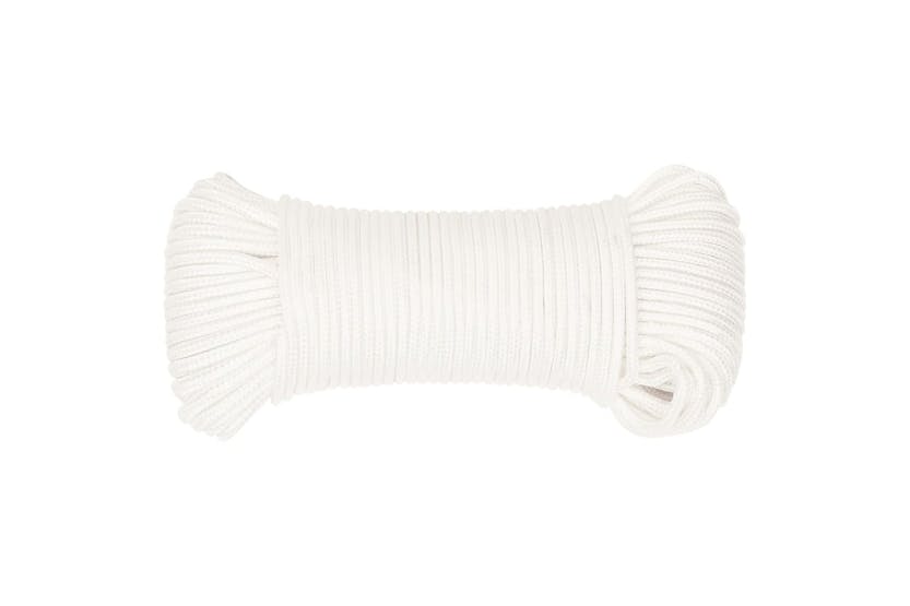 vidaXL 152544 Boat Rope Full White 5mm 25 M Polypropylene vidaXL 152544 Boat Rope Full White 5mm 25 M Polypropylene
