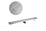 vidaXL 142176 Linear Shower Drain 1030x140mm Stainless Steel vidaXL 142176 Linear Shower Drain 1030x140mm Stainless Steel