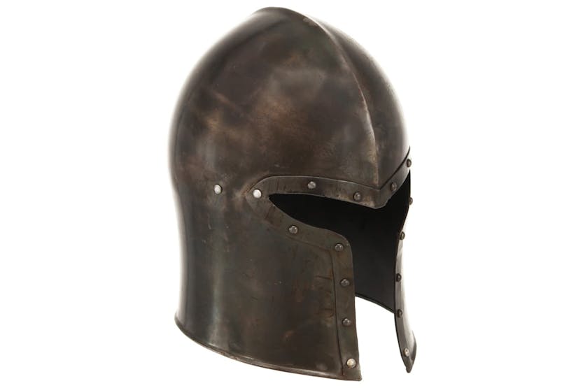 vidaXL 286237 Medieval Knight Helmet Antique Replica Larp Silver Steel vidaXL 286237 Medieval Knight Helmet Antique Replica Larp Silver Steel