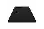 vidaXL 148914 Rectangular Abs Shower Base Tray Black 70x120cm vidaXL 148914 Rectangular Abs Shower Base Tray Black 70x120cm