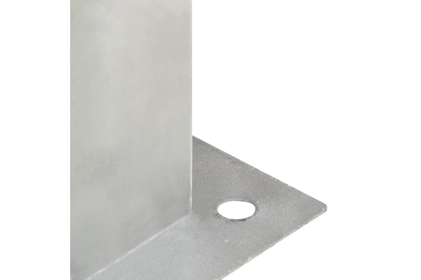 vidaXL 145452 Post Anchors 4 Pcs Galvanised Metal 141mm vidaXL 145452 Post Anchors 4 Pcs Galvanised Metal 141mm