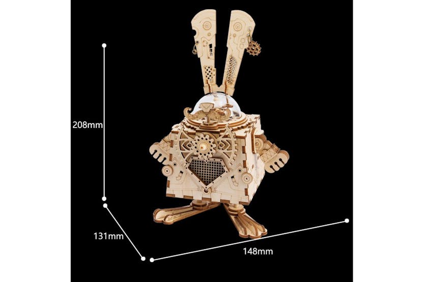Robotime 432190 Diy Music Box Model Kit Steampunk Bunny Robotime 432190 Diy Music Box Model Kit Steampunk Bunny