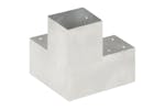 vidaXL 145481 Post Connector Y Shape Galvanised Metal 101x101mm vidaXL 145481 Post Connector Y Shape Galvanised Metal 101x101mm