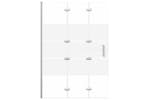 vidaXL 150738 Folding Shower Enclosure Esg 100x140cm White vidaXL 150738 Folding Shower Enclosure Esg 100x140cm White