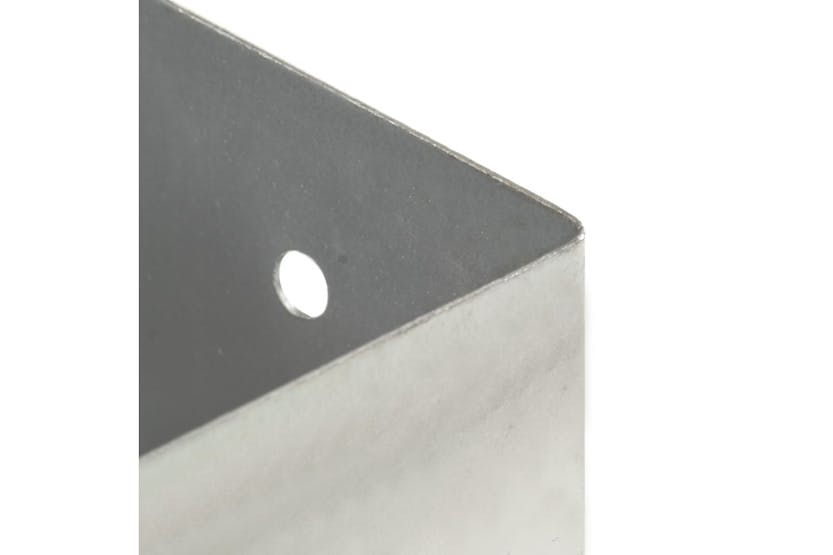 vidaXL 145450 Post Anchors 4 Pcs Galvanised Metal 101mm vidaXL 145450 Post Anchors 4 Pcs Galvanised Metal 101mm