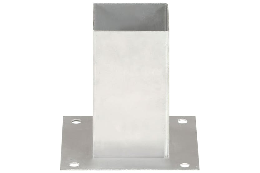 vidaXL 145448 Post Anchors 4 Pcs Galvanised Metal 81mm vidaXL 145448 Post Anchors 4 Pcs Galvanised Metal 81mm