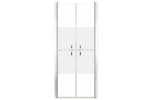 vidaXL 148788 Shower Door Half Frosted Esg 86x190cm vidaXL 148788 Shower Door Half Frosted Esg 86x190cm