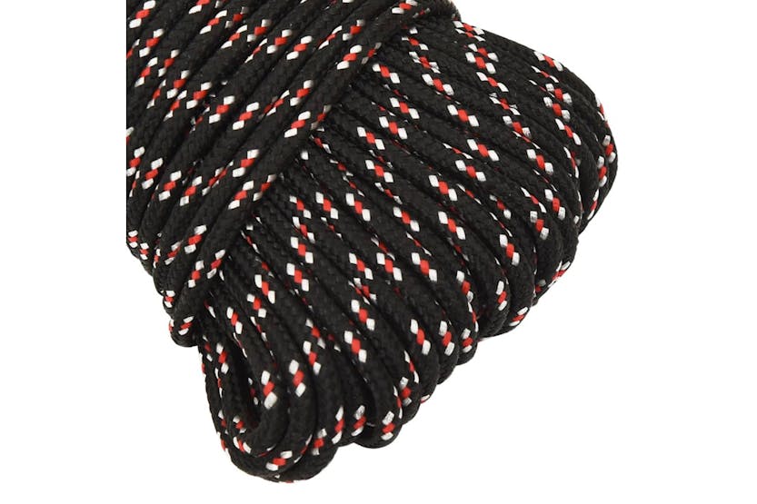 vidaXL 152330 Boat Rope Black 4mm 250 M Polypropylene vidaXL 152330 Boat Rope Black 4mm 250 M Polypropylene