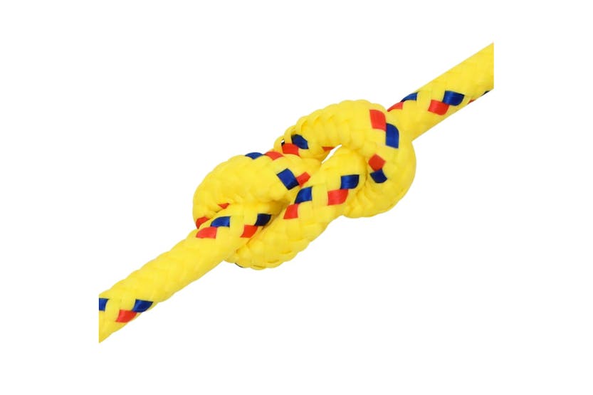 vidaXL 152612 Boat Rope Yellow 10mm 25 M Polypropylene vidaXL 152612 Boat Rope Yellow 10mm 25 M Polypropylene