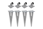 vidaXL 3057511 Strive Post Spikes 4 Pcs Steel vidaXL 3057511 Strive Post Spikes 4 Pcs Steel