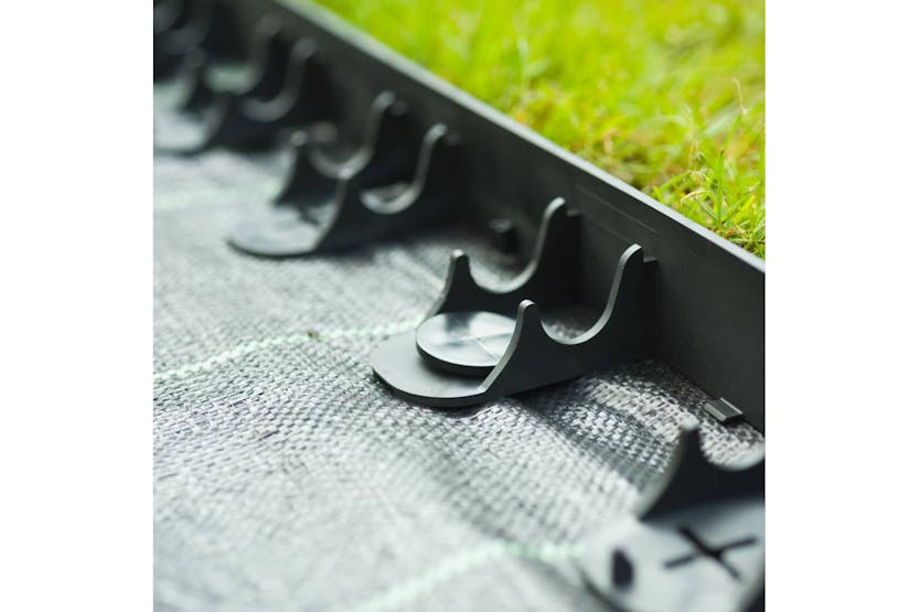 Nature 428507 Garden Border Edging And Anchor Pegs Black Nature 428507 Garden Border Edging And Anchor Pegs Black
