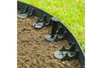 Nature 428507 Garden Border Edging And Anchor Pegs Black Nature 428507 Garden Border Edging And Anchor Pegs Black