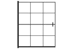 vidaXL 150748 Shower Enclosure Esg 116x140cm Black vidaXL 150748 Shower Enclosure Esg 116x140cm Black