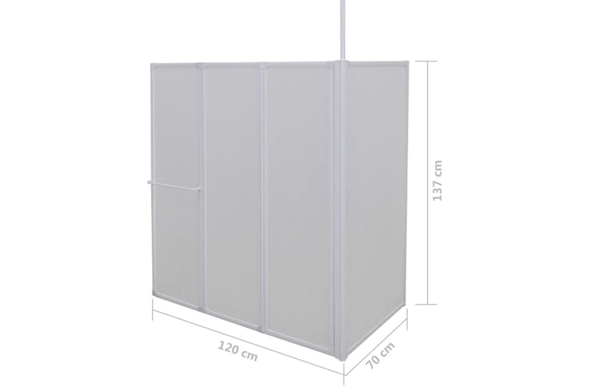 vidaXL 140787 Shower Bath Screen Wall L Shape 70 X 120 X 137cm 4 Panels Foldable vidaXL 140787 Shower Bath Screen Wall L Shape 70 X 120 X 137cm 4 Panels Foldable