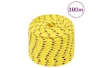 vidaXL 152623 Boat Rope Yellow 14mm 100 M Polypropylene vidaXL 152623 Boat Rope Yellow 14mm 100 M Polypropylene