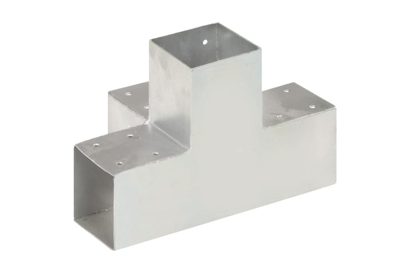 vidaXL 145475 Post Connector X Shape Galvanised Metal 91x91mm vidaXL 145475 Post Connector X Shape Galvanised Metal 91x91mm