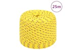 vidaXL 152612 Boat Rope Yellow 10mm 25 M Polypropylene vidaXL 152612 Boat Rope Yellow 10mm 25 M Polypropylene