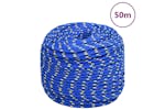 vidaXL 152444 Boat Rope Blue 6mm 50 M Polypropylene vidaXL 152444 Boat Rope Blue 6mm 50 M Polypropylene