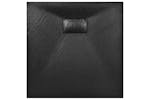 vidaXL 144779 Shower Base Tray Smc Black 90x90cm vidaXL 144779 Shower Base Tray Smc Black 90x90cm