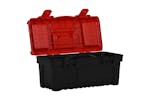 vidaXL 152103 2 Piece Tool Box Set Black And Red Polypropylene vidaXL 152103 2 Piece Tool Box Set Black And Red Polypropylene