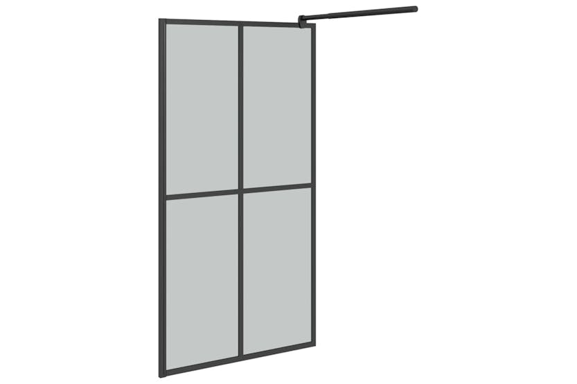 vidaXL 151886 Walk-in Shower Screen 100x195cm Dark Tempered Glass vidaXL 151886 Walk-in Shower Screen 100x195cm Dark Tempered Glass