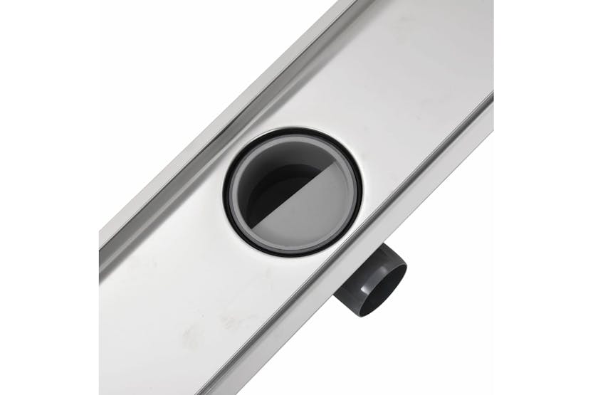 vidaXL 142173 Linear Shower Drain 730x140mm Stainless Steel vidaXL 142173 Linear Shower Drain 730x140mm Stainless Steel