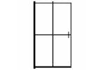 vidaXL 150820 Folding Shower Enclosure Esg 120x140cm Black vidaXL 150820 Folding Shower Enclosure Esg 120x140cm Black