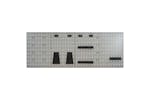 vidaXL 145352 Wall-mounted Peg Boards 4 Pcs 40x58cm Steel vidaXL 145352 Wall-mounted Peg Boards 4 Pcs 40x58cm Steel