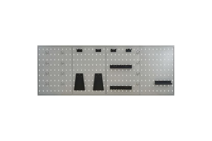 vidaXL 145352 Wall-mounted Peg Boards 4 Pcs 40x58cm Steel vidaXL 145352 Wall-mounted Peg Boards 4 Pcs 40x58cm Steel