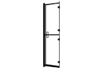 vidaXL 150820 Folding Shower Enclosure Esg 120x140cm Black vidaXL 150820 Folding Shower Enclosure Esg 120x140cm Black