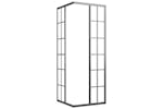 vidaXL 151859 Shower Cabin Frosted Esg 70x70x180cm Black vidaXL 151859 Shower Cabin Frosted Esg 70x70x180cm Black
