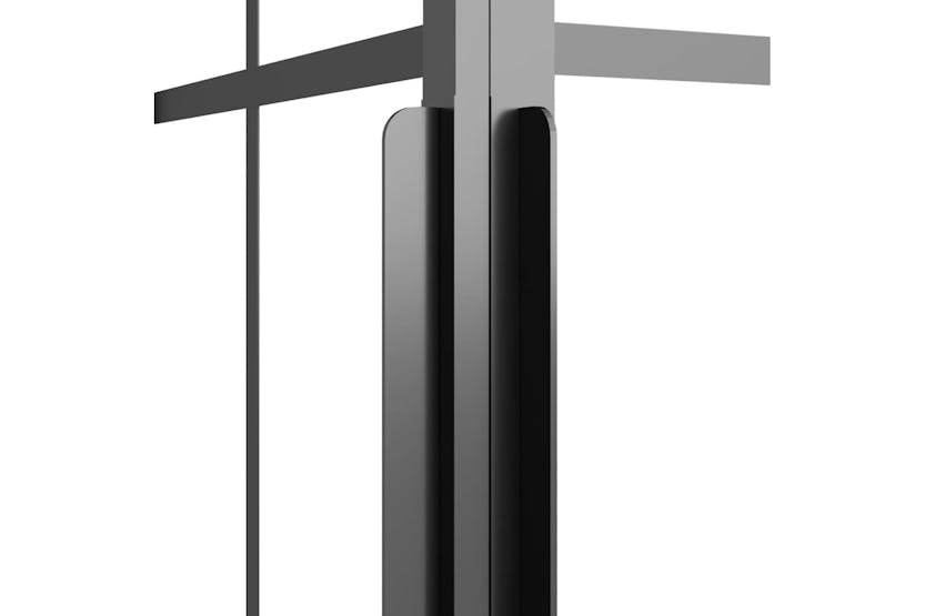 vidaXL 151860 Shower Cabin Frosted Esg 80x70x180cm Black vidaXL 151860 Shower Cabin Frosted Esg 80x70x180cm Black