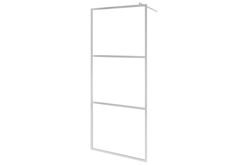 vidaXL 146640 Walk-in Shower Wall With Half Frosted Esg Glass 80x195cm vidaXL 146640 Walk-in Shower Wall With Half Frosted Esg Glass 80x195cm