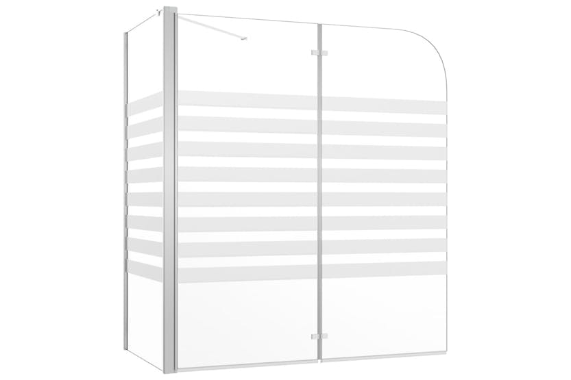 vidaXL 146226 Bath Enclosure 120x68x130cm Tempered Glass Stripe vidaXL 146226 Bath Enclosure 120x68x130cm Tempered Glass Stripe