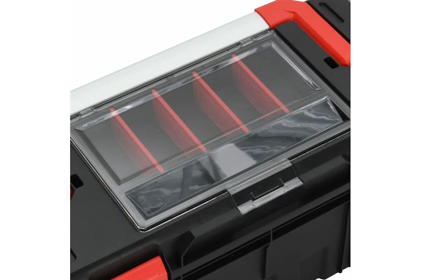 vidaXL 152100 Tool Box Black And Red 55x28x26.5cm vidaXL 152100 Tool Box Black And Red 55x28x26.5cm