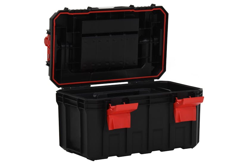 vidaXL 152099 Tool Box Black And Red 45x28x26.5cm vidaXL 152099 Tool Box Black And Red 45x28x26.5cm