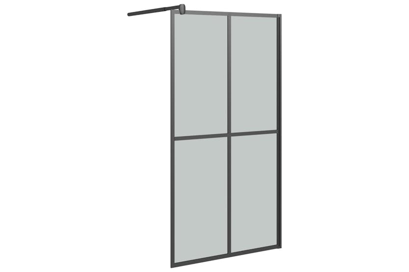vidaXL 151886 Walk-in Shower Screen 100x195cm Dark Tempered Glass vidaXL 151886 Walk-in Shower Screen 100x195cm Dark Tempered Glass