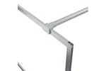 vidaXL 152139 Walk-in Shower Wall Silver 140x195cm Clear Esg Glass vidaXL 152139 Walk-in Shower Wall Silver 140x195cm Clear Esg Glass