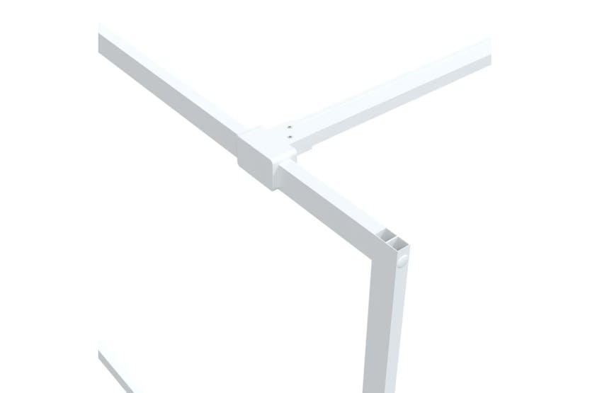 Vidaxl Walk-in Shower Wall White 115x195 Cm Clear Esg Glass Vidaxl Walk-in Shower Wall White 115x195 Cm Clear Esg Glass