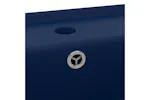 Vidaxl Luxury Basin Overflow Square Matt Dark Blue 41x41 Cm Ceramic Vidaxl Luxury Basin Overflow Square Matt Dark Blue 41x41 Cm Ceramic